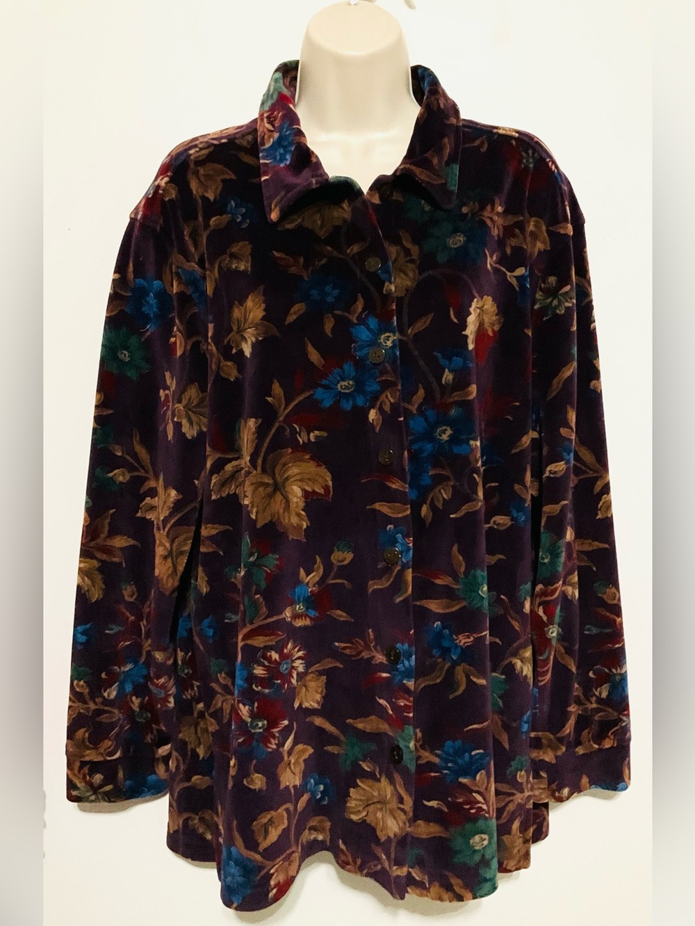 New look women’s large light corduroy shirt, fall colors, long sleeve button